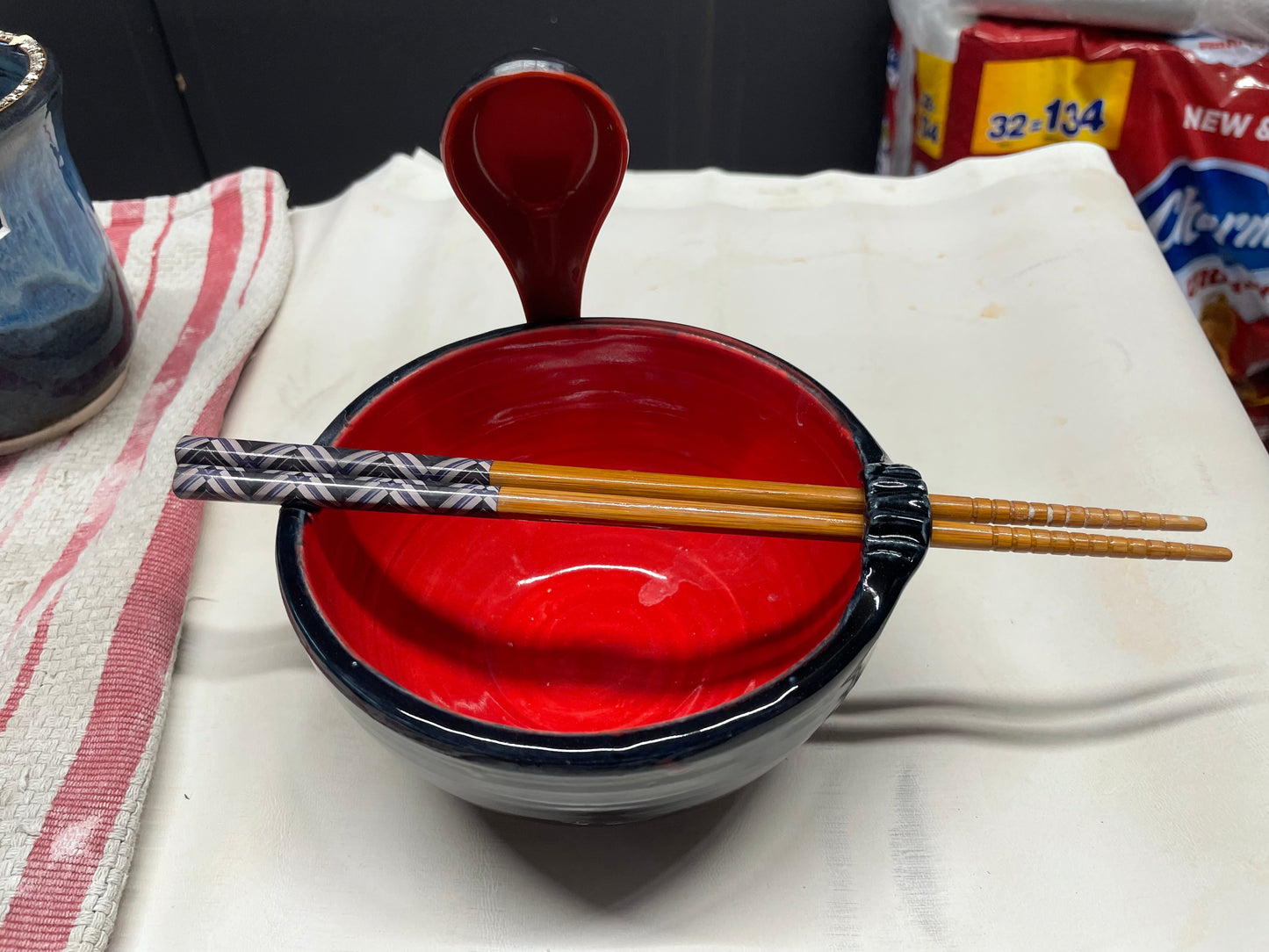 Handmade Ceramic Ramen Bowl
